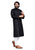 Black Men's Designer Kurta Mirror Embroidery worked (Only Kurta) Kurta House