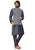 Men's Kurta Pajama Set with Exquisite Lakhnavi Work Jacket Kurta House