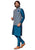 Men's Kurta Pajama Set with Exquisite Lakhnavi Work Jacket Kurta House