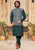 Men's Kurta Pajama Set with Exquisite Lakhnavi Work Jacket Kurta House