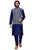 Men's Kurta Pajama Set with Exquisite Lakhnavi Work Jacket Kurta House