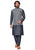 Men's Kurta Pajama Set with Exquisite Lakhnavi Work Jacket Kurta House