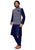 Men's Kurta Pajama Set with Exquisite Lakhnavi Work Jacket Kurta House